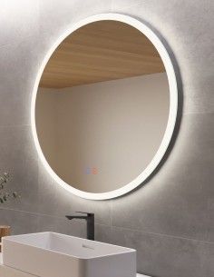Espejo circular sin marco LED imex 2