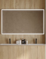 Espejo negro baño modelo Suiza de LEX Imex