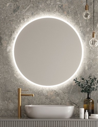 Espejo circular con luz modelo BÉLGICA de LED Imex