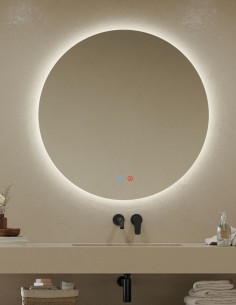 Espejo baño circular ambiente 2