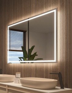 Espejo rectangular con luz modelo LED FRANCIA de LED Imex 2