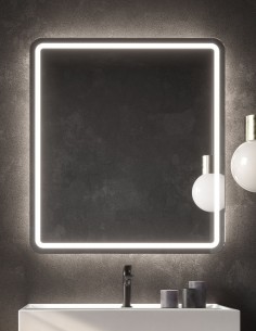 Espejo luz LED baño 2