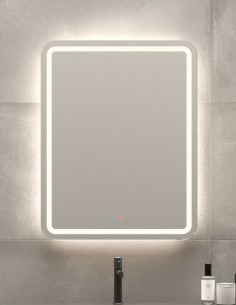 Espejo rectangular retroiluminado modelo Grecia 2