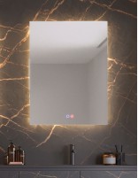 Espejo para baño con luz detalle