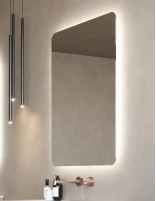 Espejo baño luz integrada detalle