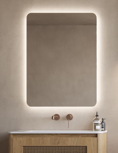 Espejo baño luz integrada Dinamarca