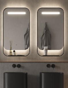 Espejo con carga inalámbrica para móvil modelo CONCEPT de LED Imex 2