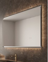 Espejo rectangular acero inoxidable