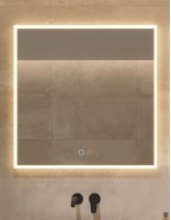 Espejo marco iluminado luz cálida