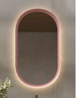 Espejo ovalado baño modelo con diferentes colores MILANO de LED Imex