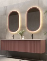 Espejo ovalado baño