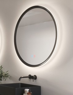 Espejo redondo retroiluminado modelo de diferentes colores TORINO de LED Imex 2