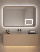 Espejo led enmarcado modelo con diferentes colores y espejo aumento DUOMO de LED Imex