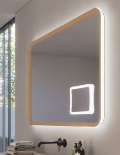 Espejo led enmarcado modelo con diferentes colores y espejo aumento DUOMO de LED Imex 2