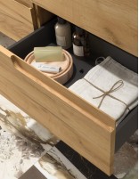 Mueble de baño 120 cm encimera detalle cajón