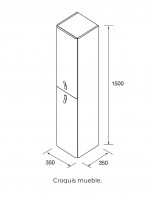 Mueble auxiliar Salgar croquis