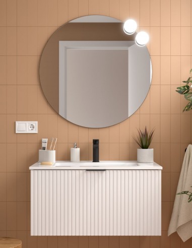 Mueble Biba Salgar White Cotton