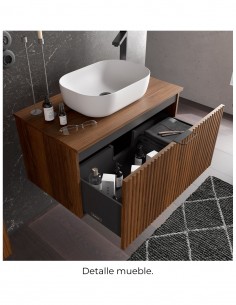 Mueble Biba Salgar sobre encimera modelo 1 cajón con lavabo incluido 2