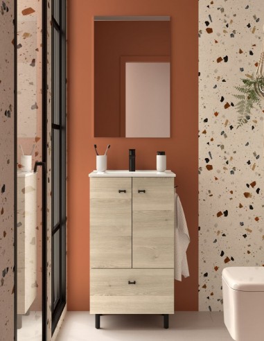 Mueble fondo reducido natural