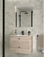 Mueble baño fondo reducido Salgar natural 70