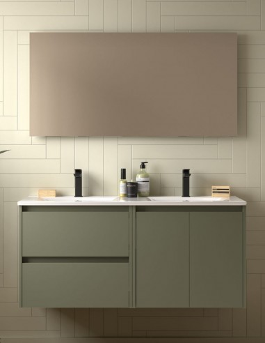 Mueble baño Noja Salgar green satin