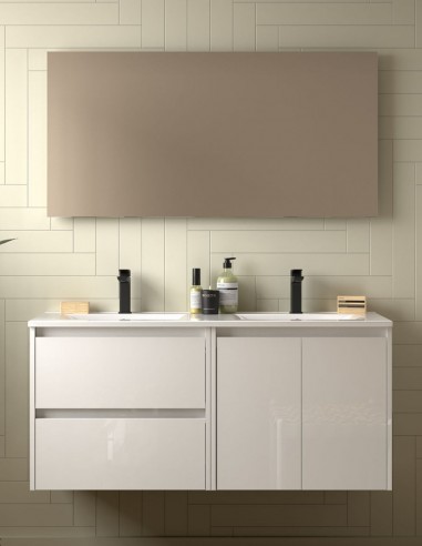 Mueble baño Noja Salgar white gloss
