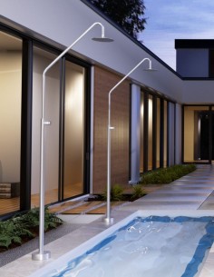 Ducha piscina modelo de acero inoxidable S316 Alaska de Imex 2