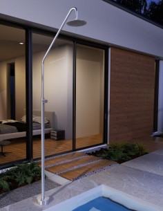 Ducha piscina modelo de acero inoxidable S316 Alaska de Imex