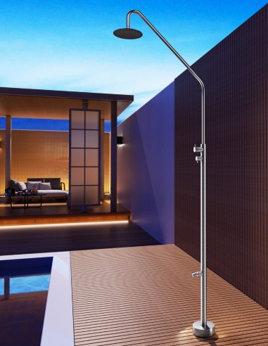 Ducha externa piscina modelo acero inoxidable S316 Dakota