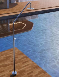 Ducha exterior piscina modelo acero inoxidable S316 Colorado de Imex 2