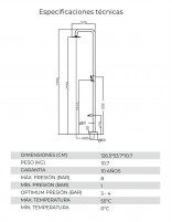 Ducha de piscina negra croquis