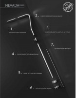 Ducha piscina - acero inoxidable S316 Nevada de Imex