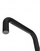 Ducha exterior piscina acero inoxidable​ negra rociador