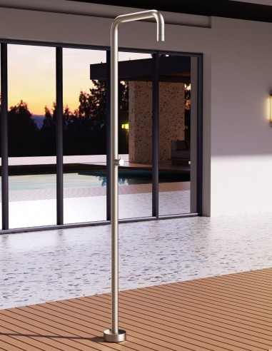 Ducha exterior piscina acero inoxidable​ moka Utah