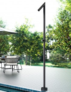 Grifo ducha piscina negro modelo acero inoxidable​ S316 Oklahoma de Imex 2