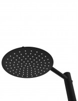 Columna ducha para piscina negra rociador