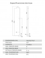 Ducha piscina cascada croquis