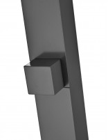 Ducha piscina cascada gris cobalto  maneta