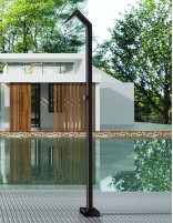 Ducha piscina cascada negra