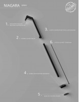 Ducha piscina cascada negra datos