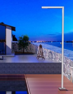 Ducha acero inoxidable piscina 2