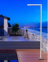 Ducha acero inoxidable piscina