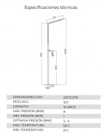 Ducha de exterior para piscina croquis