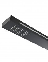 Ducha de exterior para piscina negra rociador