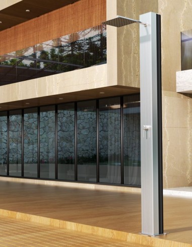 Ducha piscina de exterior modelo acero inoxidable S316 Phoenix de Imex