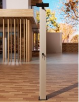 Ducha piscina de exterior moka