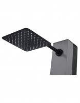 Ducha piscina de exterior gris cobalto rociador