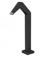 Cascada para piscina negra detalle