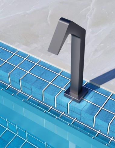 Cascada para piscina gris cobalto Niágara 1