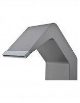 Cascada de piscina gris cobalto caño